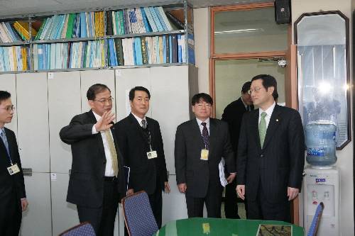 원주 혁신도시 후보지역을 방문 준비 상황 점검 (2007/02/13)