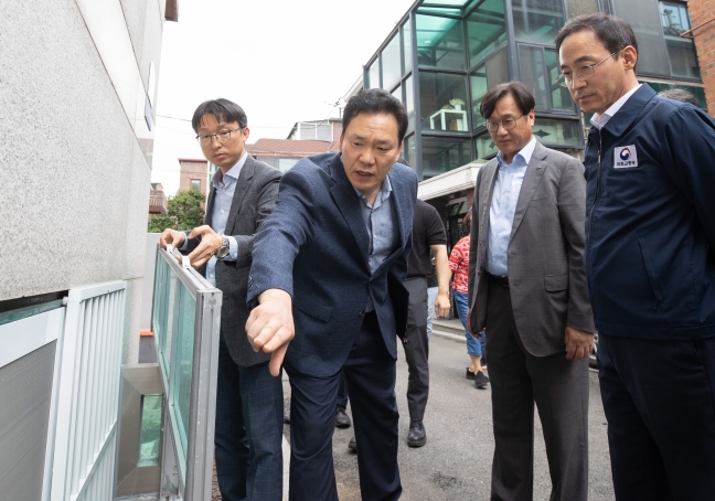 김오진 차관 우기대비 재해취약주택 점검 - 포토이미지