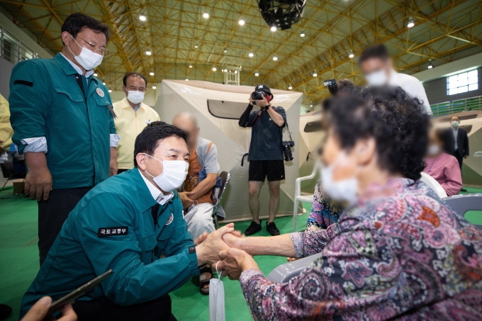 경북 예천 산사태 피해지역 방문 - 포토이미지