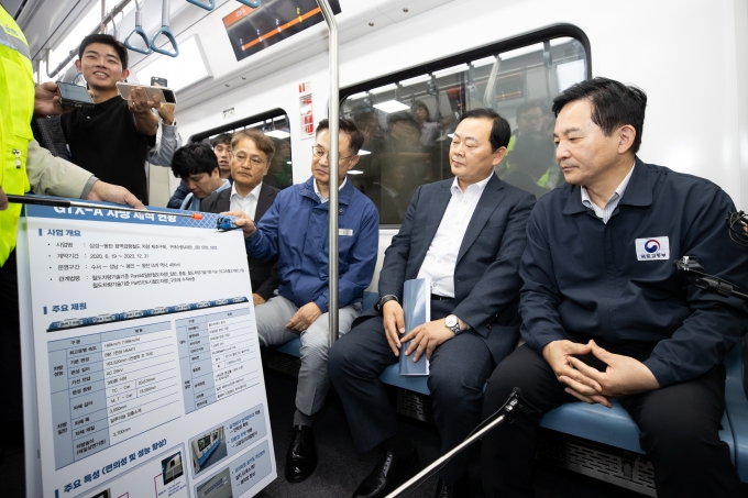 내년 초 개통 GTX-A 수서-동탄 구간에서 본격 시운전 개시 - 포토이미지