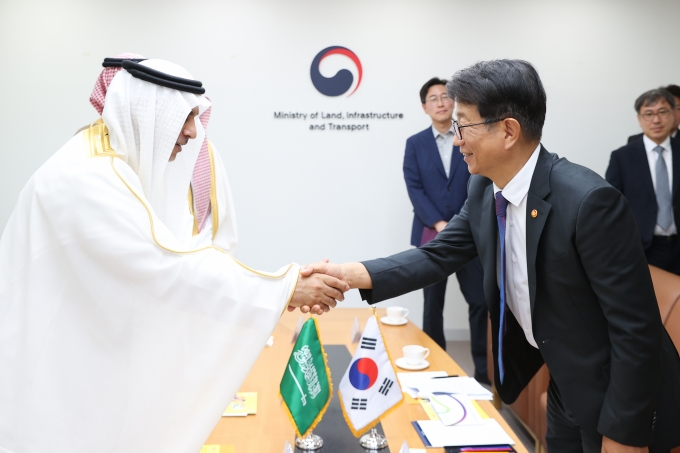 사우디 데이터 인공지능청 장관 면담 - 포토이미지