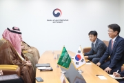 장관님 사우디 상무부 장관 면담 사진 - 포토이미지