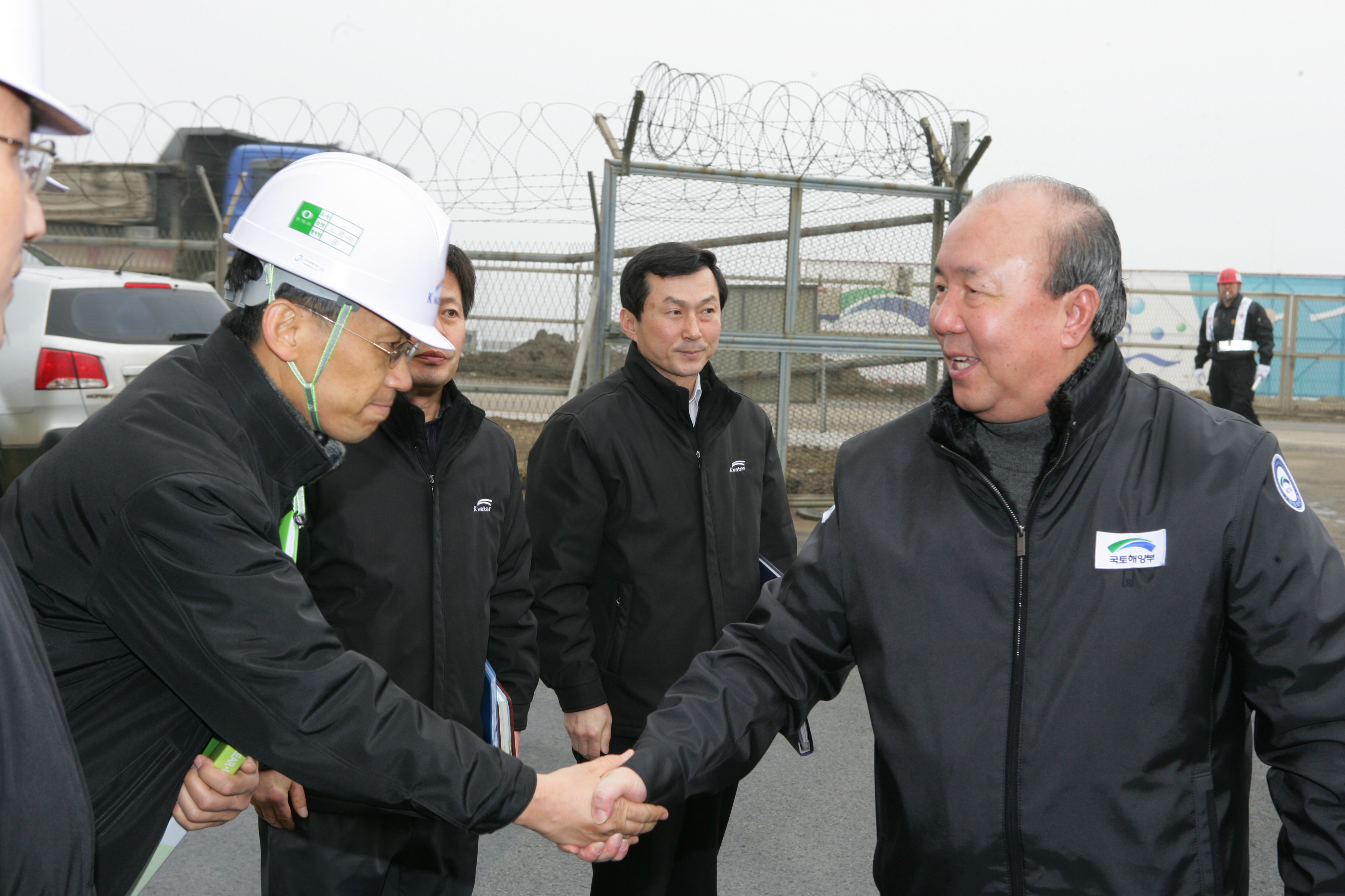 아라뱃길 현장 순시