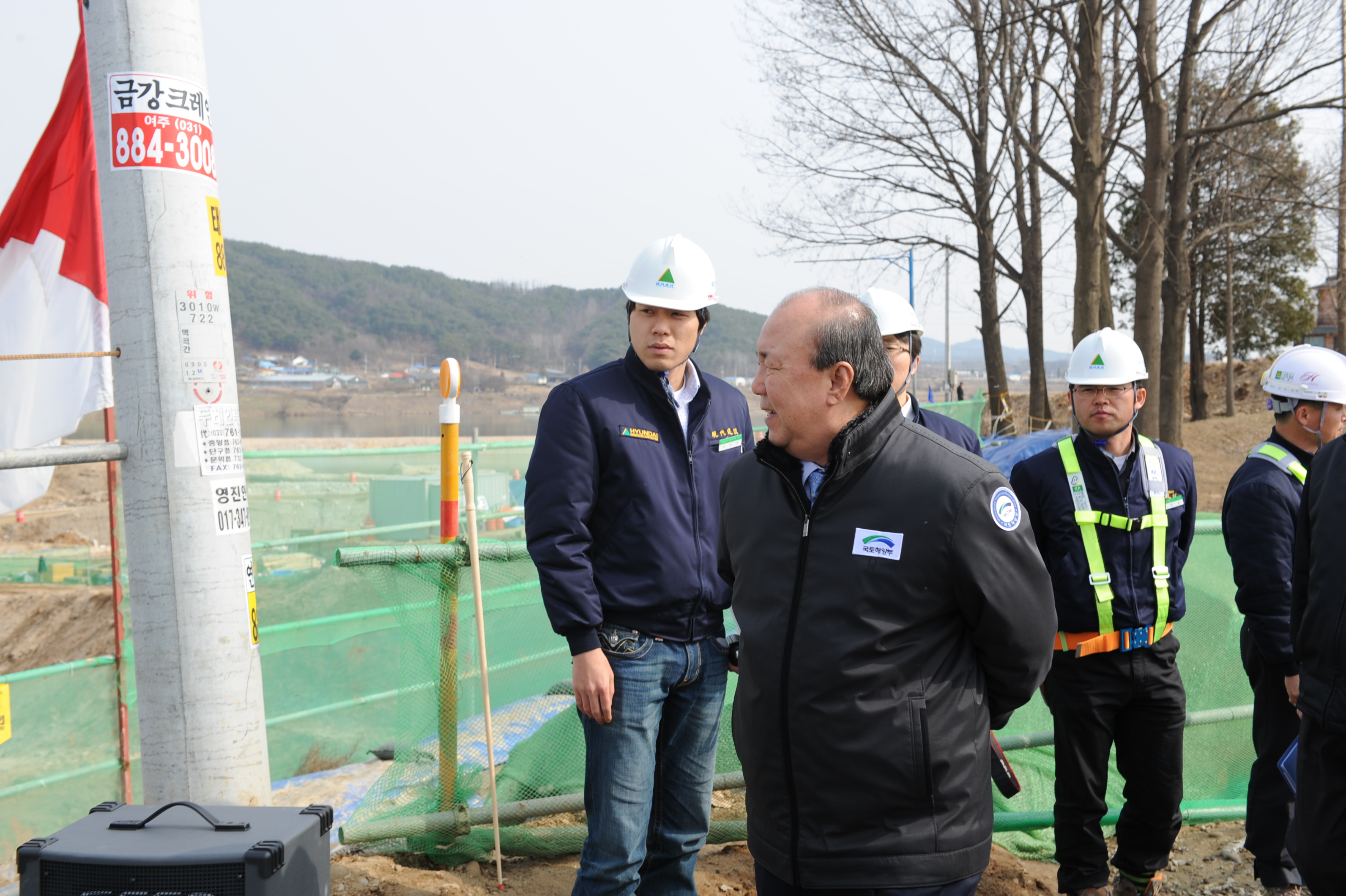 한강6공구 강천보건설단 현장 방문 - 포토이미지