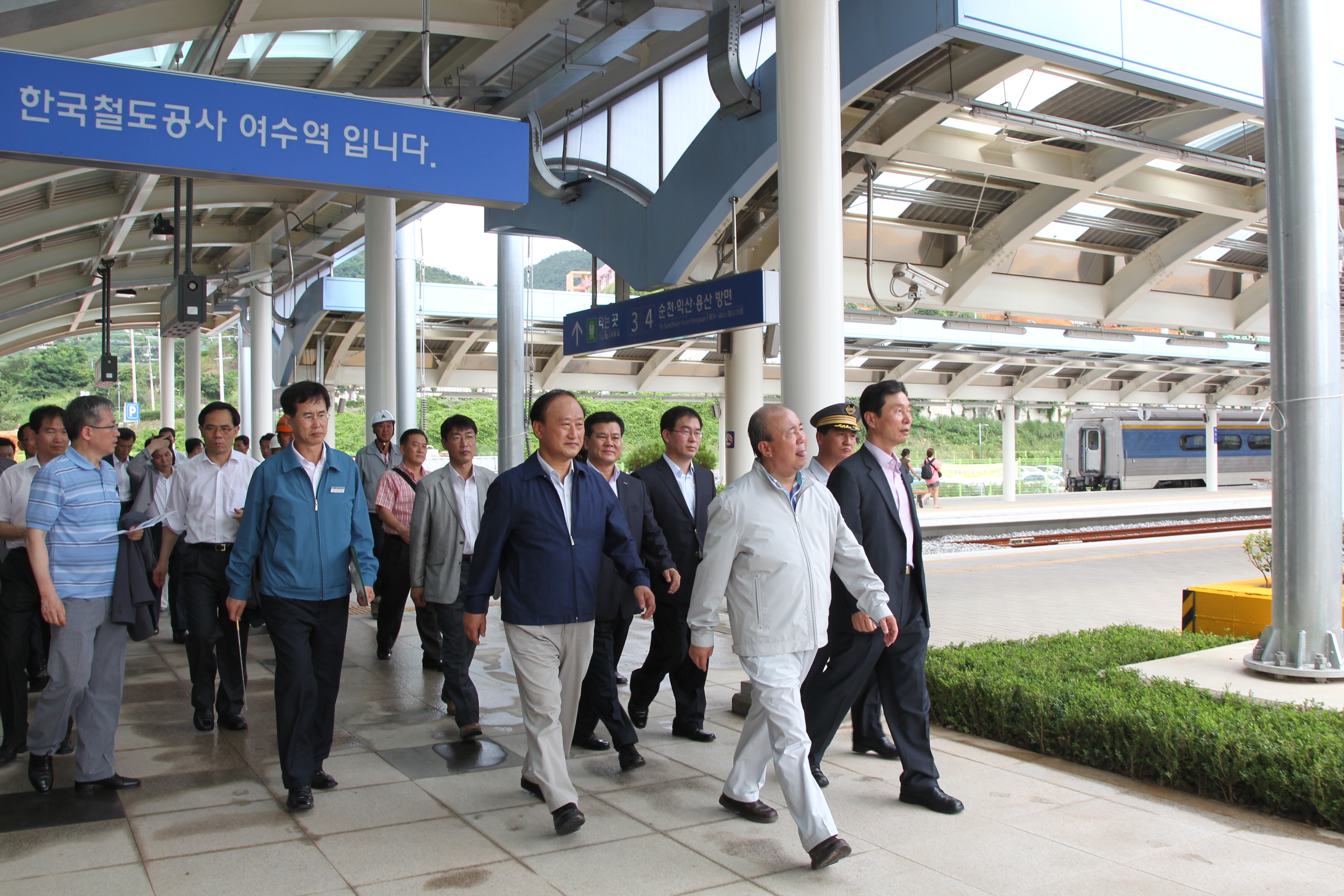 정종환 장관, 여수역 방문 - 포토이미지