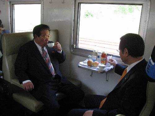 남북열차 시험운행(금강산 청년역~제진역간) (2007/05/18) - 포토이미지