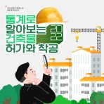 [카드뉴스] 2022년 통계로 바라보는 건축물 허가와 착공