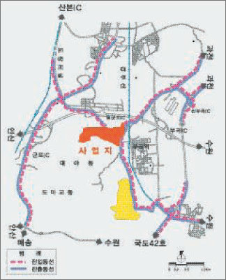 군포 부곡지구 교통망 확충 계획 