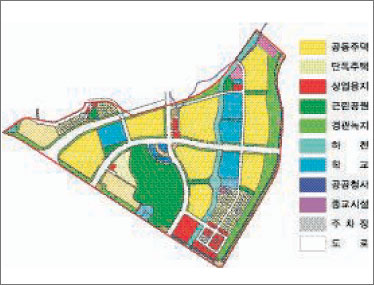 안산 신길지구 토지이용