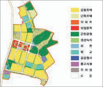 시흥 능곡지구 토지이용