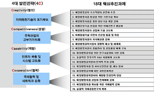 4대 발전전략(4C)와 18대 핵심추진과제