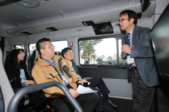 The Ministry of Land, Infrastructure and Transport, taking its first step towards autonomous public transportation 포토이미지