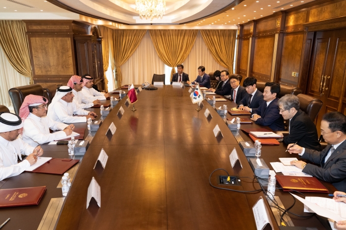 Meetings with Qatar Ministers in each field to support Korean companies 포토이미지