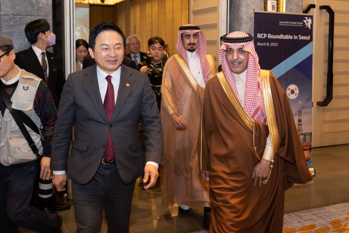Minister Won is to Lay Groundwork for Korean Companies to Advance into Saudi Arabia 포토이미지