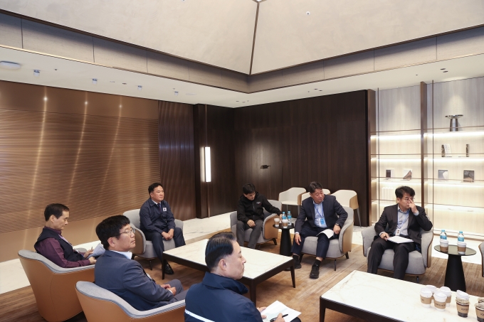 Inspection on the Completion of Phase 4 Construction of Incheon International Airport 포토이미지