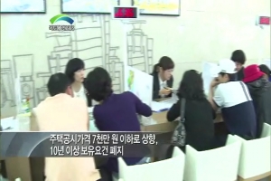 주택청약 가점제의 무주택기간 적용기준 완화