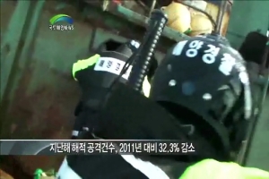 소말리아 해적 선박피랍 절반으로 줄어