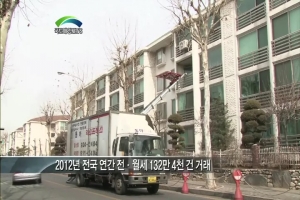 2012년 12월 전월세 거래량 전년 동월 대비 5.7% 증가