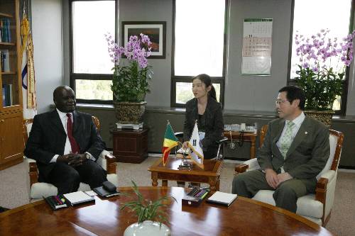 콩고 교통부장관 접견 (2007/10/09) - 포토이미지