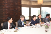 중소기업진흥회 초청 간담회에 참석한 서승환 장관