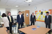제주 영어교육도시를 방문한 서승환 장관