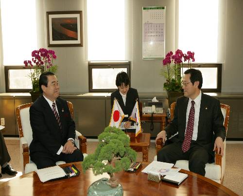 일본 국토 교통성 장관 접견 (2007.01.12) - 포토이미지