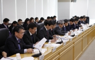 회의에 참석한 산하 공공기관 부기관장