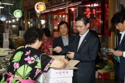 김경식 1차관, 추석명절 맞이 전통시장 및 사회복지시설 방문