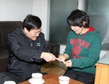 서승환 장관, 자동차사고 피해 매입임대주택 가정 방문