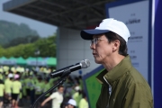 김경환 1차관, 제6회 건설인하프마라톤대회