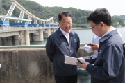 유일호 장관, 팔당댐 현장방문