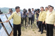 유일호 장관, 농촌용수개발 현장방문