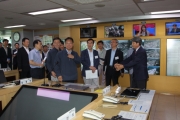 유일호장관, 도공 교통센터 방문, 교통관리-사고 예방기술 점검