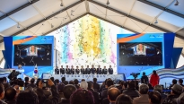 김경환차관, 보렴댐 도수로건설사업 통수식 참석