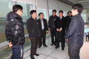 김경환 1차관, 아라뱃길 물관리 불시 방문 위기대응체계 점검
