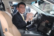 강호인 장관, 자율주행차 시험운행 제1호차 허가 기념식