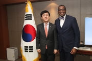 김경환 1차관, 아프리카개발은행 총재 면담