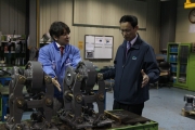 최정호 2차관, 철도차향 부품 강소기업 현장방문