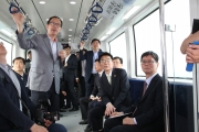 강호인장관, 인천경제자유구역 스마트 도시 센터 및 인천공항 자기부상철도 점검