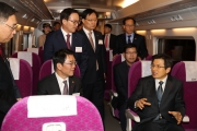 강호인장관, 수서고속철도 개통식 참석