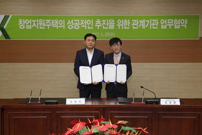 김경환차관, 창업지원주택 추진 관계기관 업무협약 - 포토이미지