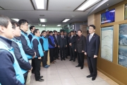 강호인 장관, 도로 특별교통대책 점검 도로공사 교통센터 방문