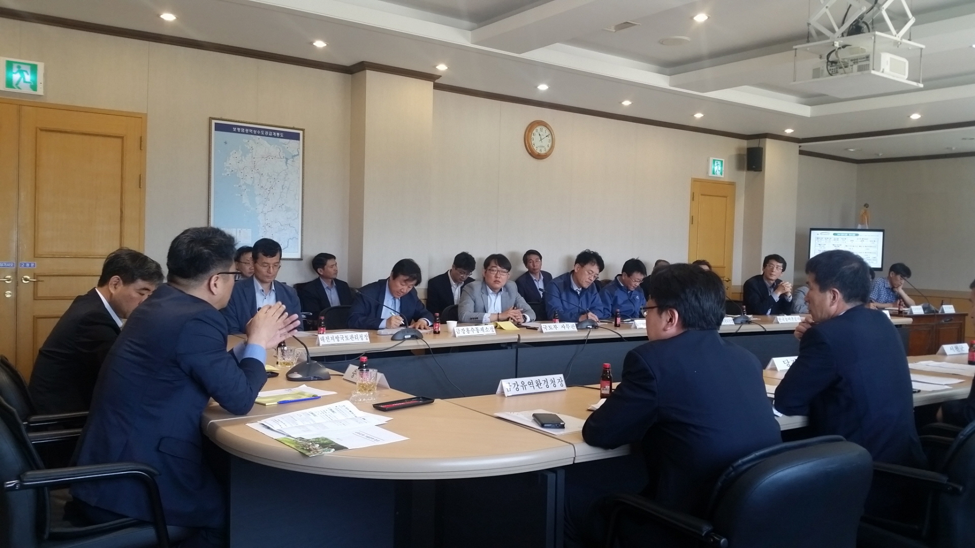 국토교통부-충청남도 충남서부지역 보령댐 가뭄 합동 대책회의와 현장 점검 실시 - 포토이미지