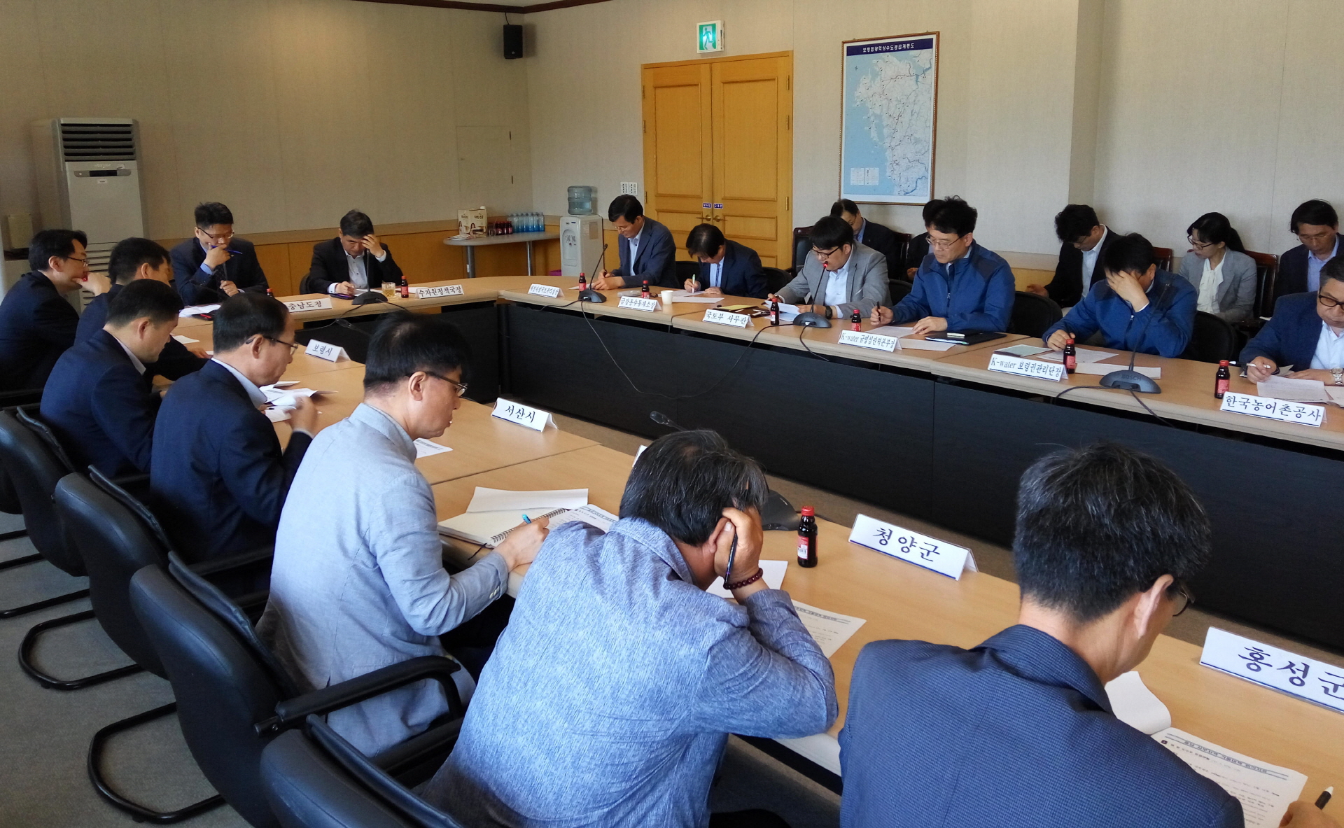 국토교통부-충청남도 충남서부지역 보령댐 가뭄 합동 대책회의와 현장 점검 실시 - 포토이미지