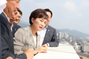 김현미장관, 천안 원도심 도시재생사업현장 방문