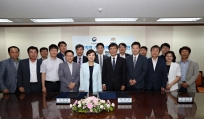 김현미장관, 국토부-충남도 가뭄피해 예방 공동대책 협약 체결