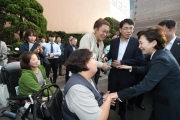 김현미장관, 추석 연휴 특별교통대책 경부고속버스터미널 찾아 점검