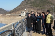 김현미 장관, 운문댐 현장점검
