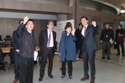 김현미장관, 서울역 철도교통관제센터 방문 및 설 연휴 및 올림픽기간 특별교통대책 점검