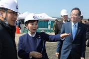 김현미 장관, 새만금 현장 방문